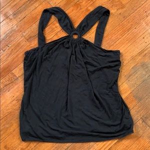 Black Elie Tahari halter top